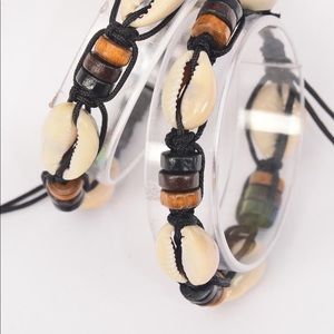 Boho Conch cowrie shell bracelet anklet new